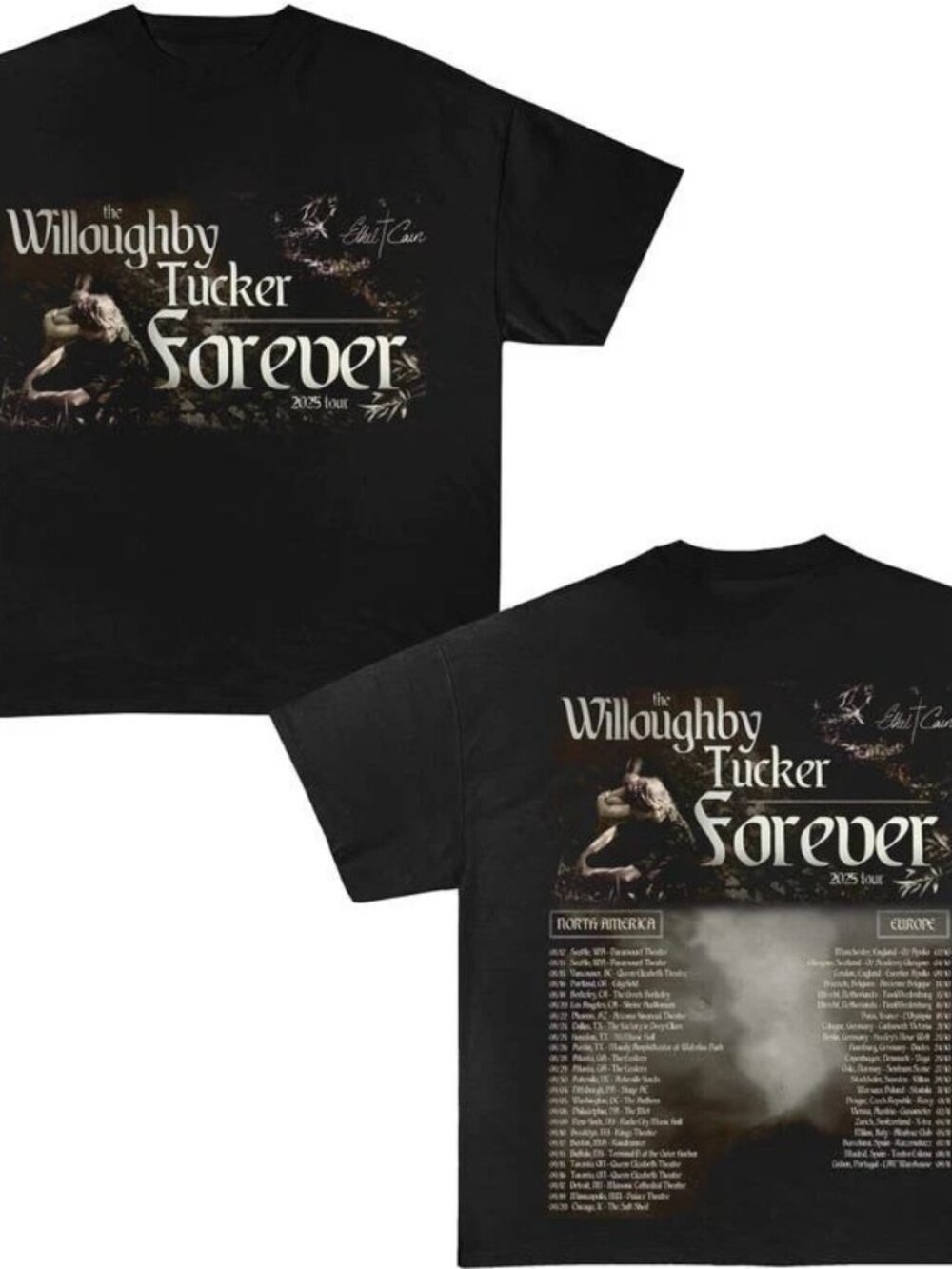 Ethel Cain 2025 Tour Music Shirt,The Willoughby Tucker T-Shirt